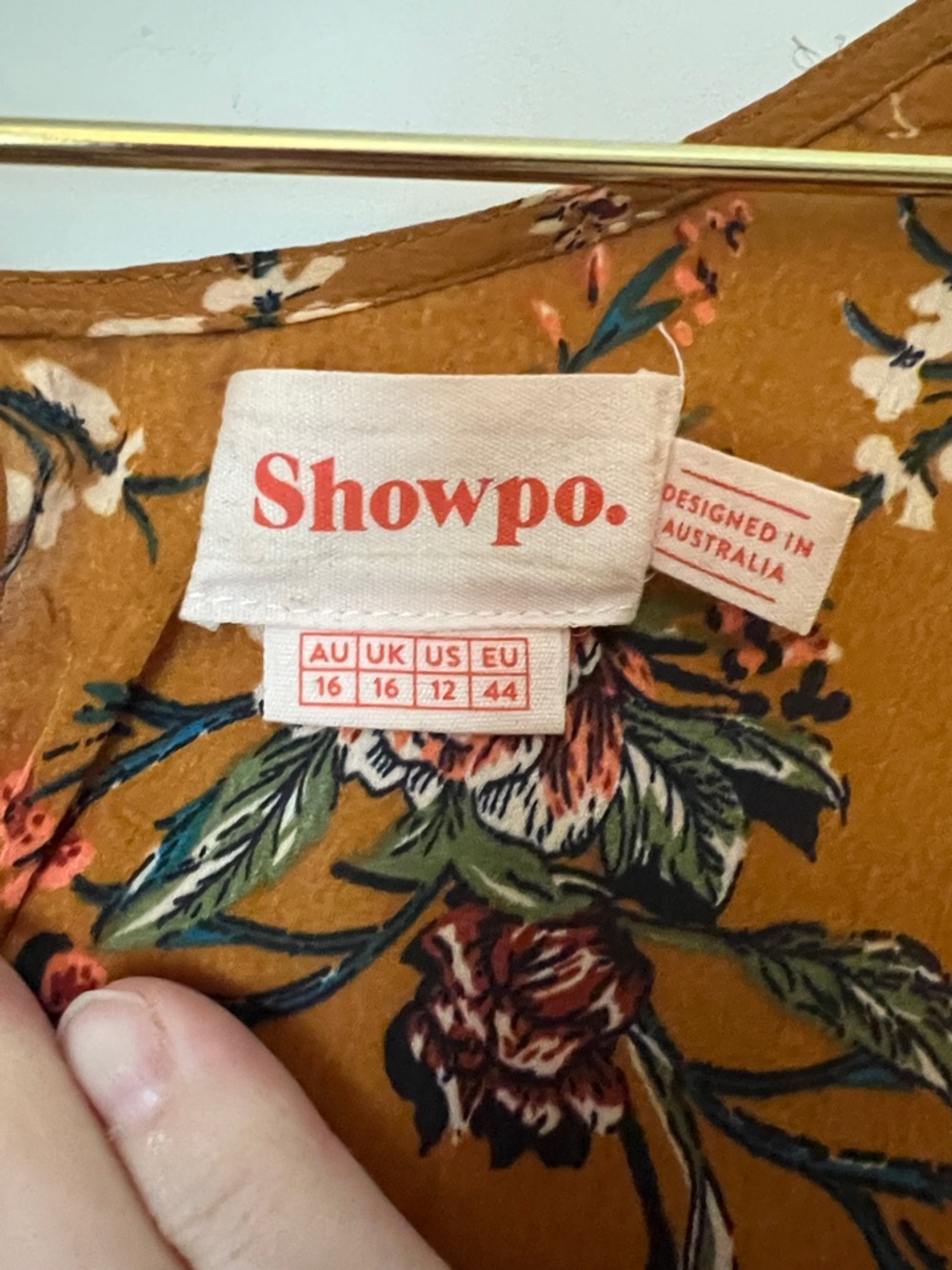 Showpo Vacay Ready Mustard Floral Maxi Dress - Picture 3 of 6